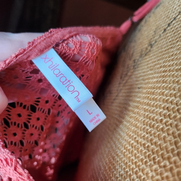 Xhilaration Coral Lace Dress - Picture 4 of 4